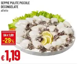 Famila Seppie pulite piccole decongelate offerta