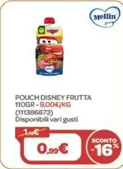 Bimbo Store Pouch disney frutta 110 gr offerta