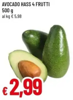 Famila Avocado hass 4 frutti offerta