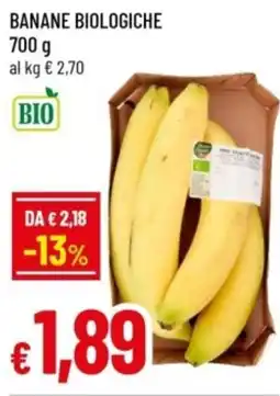 Famila Banane biologiche offerta