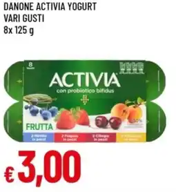 Famila Danone activia yogurt offerta