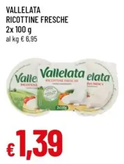 Famila Vallelata ricottine fresche offerta