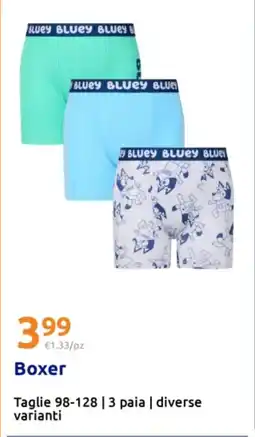 Action Boxer offerta