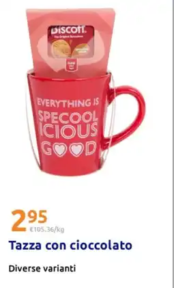 Action Tazza con cioccolato offerta