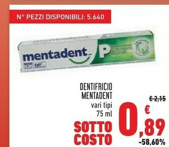 Conad Margherita Dentifricio offerta