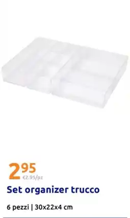 Action Set organizer trucco offerta