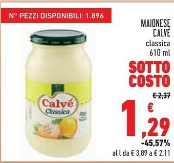 Conad Margherita Maionese offerta