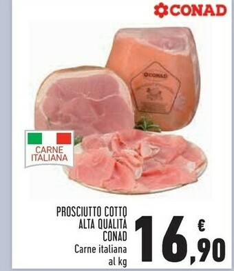 Conad Margherita Prosciutto cotto offerta