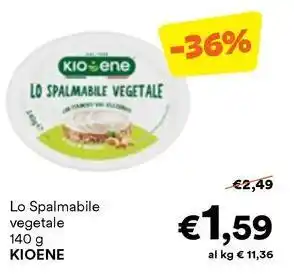 Unes Lo Spalmabile vegetale KIOENE offerta