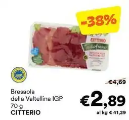 Unes Bresaola della Valtellina IGP CITTERIO offerta