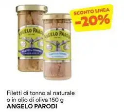 Unes Filetti di tonno al naturale o in olio di oliva ANGELO PARODI offerta