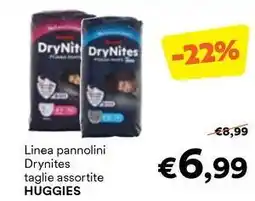 Unes Linea pannolini Drynites HUGGIES offerta