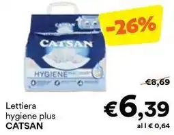 Unes Lettiera hygiene plus CATSAN offerta