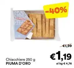 Unes Chiacchiere PIUMA D'ORO offerta
