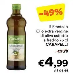 Unes Il Frantolio Olio extra vergine di oliva estratto a freddo CARAPELLI offerta