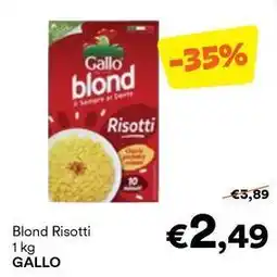 Unes Blond Risotti GALLO offerta