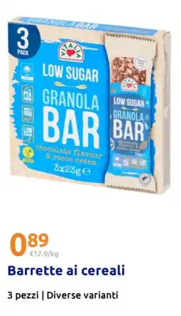 Action Barrette ai cereali offerta