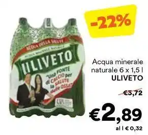 Acqua minerale naturale ULIVETO