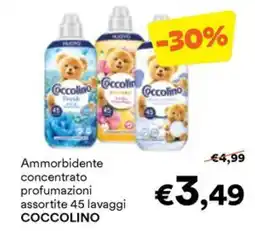 Unes Ammorbidente concentrato COCCOLINO offerta