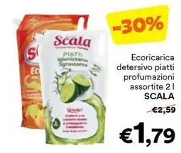 Unes Ecoricarica detersivo piatti profumazioni SCALA offerta