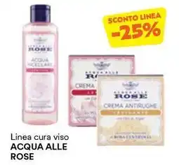 Unes Linea cura viso ACQUA ALLE ROSE offerta