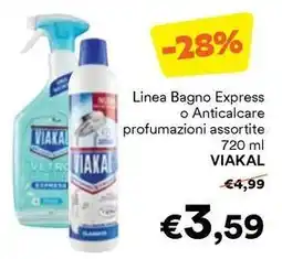 Unes Linea Bagno Express o Anticalcare VIAKAL offerta