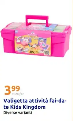 Action Valigetta attività fai-da-te Kids Kingdom offerta