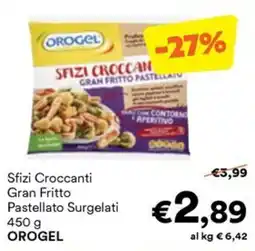 Unes Sfizi Croccanti Gran Fritto Pastellato Surgelati OROGEL offerta