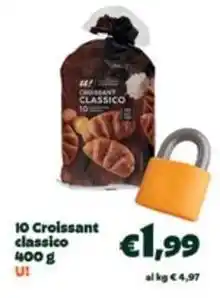Unes 10 Croissant classico U! offerta