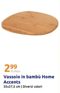 Action Vassoio in bambù Home Accents offerta