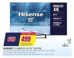 Trony HISENSE TV MINILED 4K 55" 55U79Q offerta