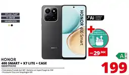 Comet HONOR 400 smart + X7 lite + case smartphone offerta