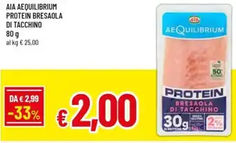 Famila Aia aequilibrium protein bresaola di tacchino offerta