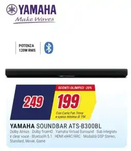 Trony YAMAHA SOUNDBAR ATS-B300BL offerta