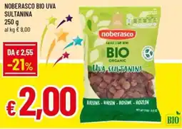 Famila Noberasco bio uva sultanina offerta