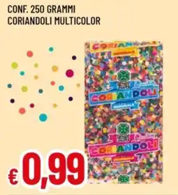 Famila Coriandoli multicolor offerta