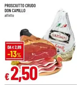 Famila Prosciutto crudo DON CAMILLO offerta