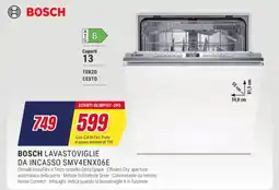 Trony BOSCH LAVASTOVIGLIE DA INCASSO SMV4ENX06E offerta