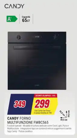 Trony CANDY FORNO MULTIFUNZIONE FMBC565 offerta