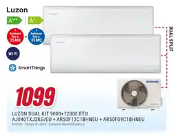 Trony SAMSUNG LUZON DUAL KIT 9000+12000 BTU AJ040TXJ2KG/EU + AR50F12C1BHNEU + AR50F09C1BHNEU offerta