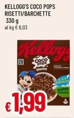 Famila Kellogg's coco pops risetti/barchette offerta