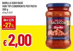 Famila Barilla sugo ragù condimento per pasta offerta