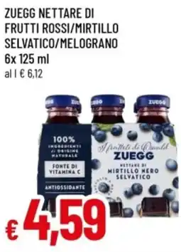 Famila Zuegg nettare di frutti rossi/mirtillo selvatico/melograno offerta