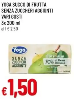Famila Yoga succo di frutta senza zuccheri aggiunti offerta