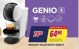 Trony NESCAFÉ DOLCE GUSTO GENIO S offerta