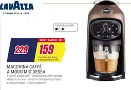 Trony Lavazza macchina caffè a modo mio desea offerta