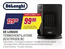 Trony DE LONGHI TERMOVENTILATORE DCH7993ER.BC offerta
