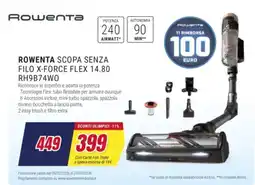 Trony ROWENTA SCOPA SENZA FILO X-FORCE FLEX 14.80 RH9B74WO offerta