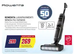 Trony ROWENTA LAVAPAVIMENTI SENZA FILI GZ5035 offerta