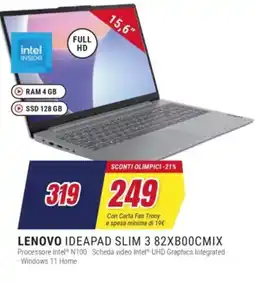 Trony LENOVO IDEAPAD SLIM 3 82XB00CMIX offerta